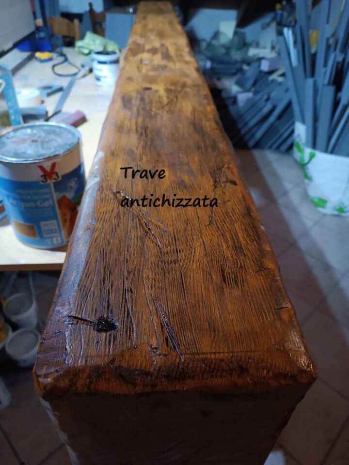 Travi rustiche finto legno lunghezza 100 cm