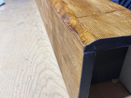 Travi rustiche finto legno lunghezza 120 cm