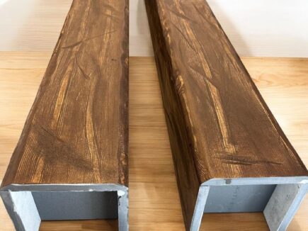 Travi rustiche finto legno lunghezza 100 cm